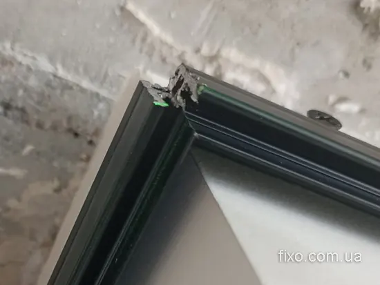 внешний угол на теневом профиле МП8