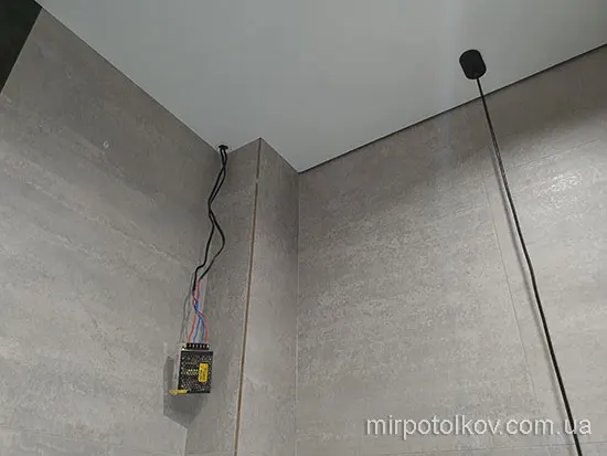 блок питания для подсветки будет в шкафу