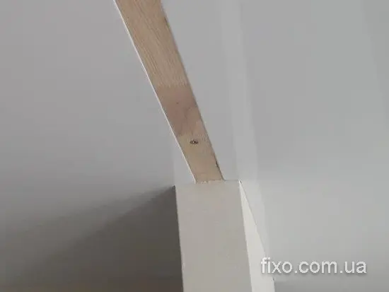 место для монтажа раздвижной перегородки