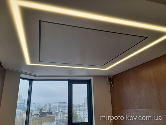скрытое освещение для спальни
