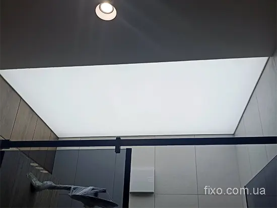 натяжной светящийся потолок